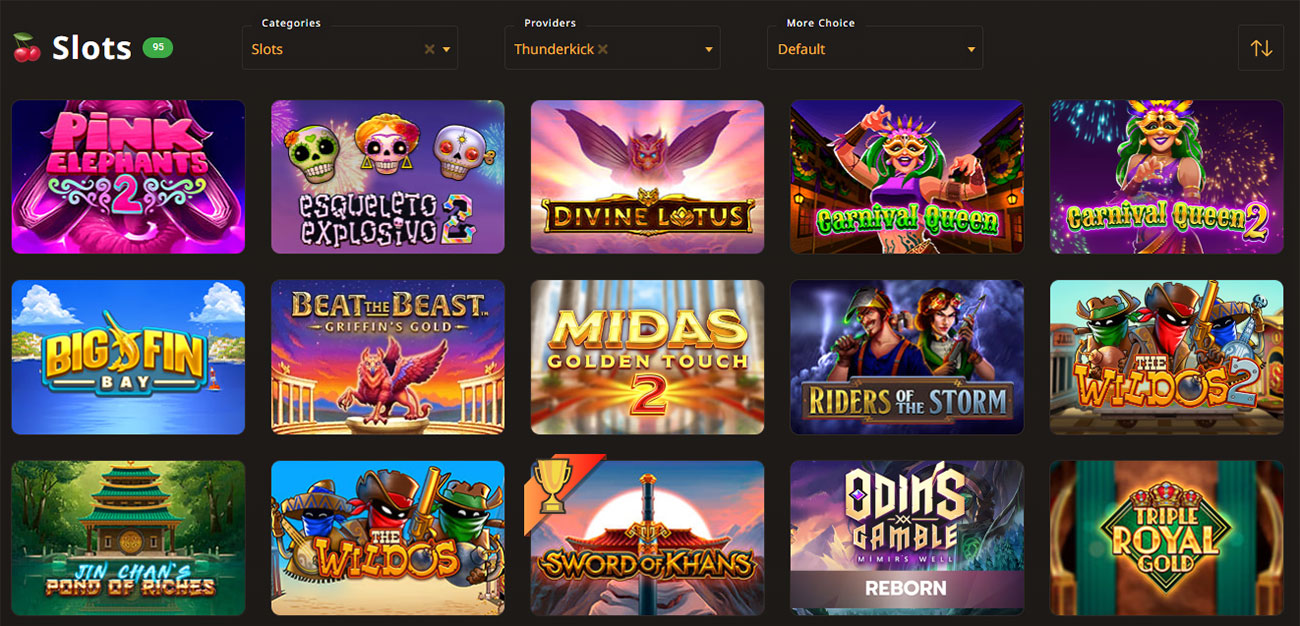 Thunderkick Игровые Автоматы онлайн казино. 